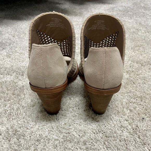 Vince Camuto Peep Toe Booties - Picture 2 of 5